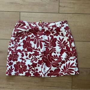 Topshop Floral Mini Skirt